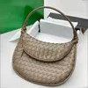 Hobo Shoulder Bag Woven Handbag Two Piece Set Designer Clutch Cowhide Leather gemelli Zipper High Quality Pouch Internal Zipper Pocket 231115