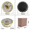 Wall Clocks Brand Quartz Clock Insert Home Decor Movement Plastic Precision Premium 70MM Arabic Numeral Clear Lens DIY