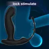 Vibratorer manlig prostata massage vibrator anal plug 10 hastigheter gspot massager stimulator rumpa fördröjning utlösning ring sex leksak för män 18 231124