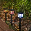 Lampy trawnikowe Outdoor Solar LED Light Lampa Lampa Wodoodporna LED LED Light Lights For Garden Courtyard Park Wystrój Krajobraz Q231125