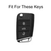 TPU Car Flip Key Cage Cover Shell dla VW Volkswagen Golf 7 Mk7 Tiguan Mk2 dla siedzenia Ateca Leon Fr 2 Ibiza Skoda Octavia Keyless