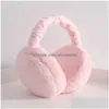 Ear Muffs Ear Muffs Adjustable Winter Earmuffs Cute Plush R231009 Drop Delivery Fashion Accessories Hats, Scarves Gloves Hats Caps Dhpcq