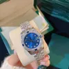 12% rabatt på Watch Watch Womens Luxury Quartz Movement Gold Diamond Lady Rostfritt Steel Women Festival Presentroll 007 Box