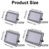 100W Led Flood Lights Floodlights Outdoor Bright Security Outside Lamp IP67 Waterproof Cool White Spot Light Exterior Fixtures Lighting for Yard Backyard crestech