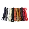 Shoe Parts Accessories 1Pair Unisex Shoelaces For Sneakers Women Men Waterproof Leather Laces Martin Boot Shoes Waxed Round Shoelace 231124