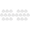 Dinnerware Sets 20 Pcs Cake Server Tray Appetizer Cupcake Holder Lid Buffet Stand Pans Lids Mini Paper Cup