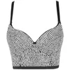 Женские танки Camis Visivane Diamond Sequin Top Top Women Bra Camis Рубашка женская одежда Y2K Sexy Corset Ladies Crop Tops Blusas 230424