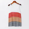 Women's Tanks Women's O Neck Knit Tank Tops Casual Color Block Loose Sleeveless Blouse Athletic High For Women 3x Muscle Shirts