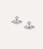 Designer Saturn Stud Woman oorbellen met logo 4 -stijl klassieke diamanten oorbellen rode diamant geen allergieën vervagen nooit