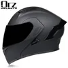 Motorcycle Helmets 2 Gifts Racing High Quality Flip Up Helmet Abs Full Face Dot Approved Casco Moto