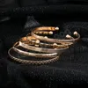 Motivi irregolari stelle braccialetti del cuore floreale set per uomini uomini color oro in metallo bracciale regali di gioielleria
