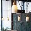 Lâmpadas pendentes de estilo de chá zen de estilo japonês quarto minimalista decoração de corredor luminárias lustres modernos de restaurante simples bar de cerâmica
