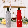 Decorazioni natalizie Gnome Copri bottiglia di vino Gnomi svedesi Tomte fatti a mano Borse con coulisse