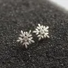 Orecchini di collana set ryoucute wedding wedding da sposa color ginnastico fiocchi di neve in neve orecchino per donne Dubai bijoux