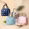 Fashion Pattern Cooler Lunch Bag Insulated Thermal Food Portable Lunch Box Functional Food Picnic Lunch Bags For Women Kids K0702