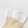 Kids Socks 5Pairs/lot 0-2Y Baby Socks Summer Cotton Solid Colorful Kids Socks Girls Cute Newborn Boys Toddler Socks Baby R231125