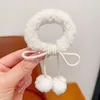 Accessoires pour cheveux 1 pièce, jolie princesse, plume d'agneau, boule de cerise, bandes élastiques pour enfants, cravates pour enfants, couvre-chef pour bébé