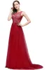 Ship In 12H Elegant Bury Bridesmaid Dresses Summer Chiffon A Line Long Wedding Guest Evening Prom Party Gowns Dress Cps383