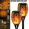 Rasenlampen 33/96 LED Outdoor Solar Flamme Lampe Taschenlampe Licht Sicherheit Wasserdichte Licht Flackern Lichter Für Terrasse Garten Dekor Automatisch Bei Dämmerung Q231125