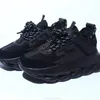 Casual Shoes Designer Top Quality Chain Reaction Wild Jewels Chain Link Trainer Sneaker's 36-46 EUR