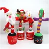 Jouets en peluche électroniques Jouet électrique Santa Bonhomme de neige dansant Cactus Sable Scpture Twisting Apprendre à parler et chanter poupée 1028 Drop Deliv Dhvns