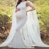 Maternity Dresses Wedding Pregnancy For Pography Autumn Fashion Sleeveless Clothes Poshoot SlimFitting Long 230425