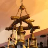 Kolye lambaları Amerikan Antika Işıkları Kişilik Yaratıcı Retro Endüstrisi Çatı Reçinesi Kavrulmuş Kahve Dükkanı çubuğu Çin Lambası