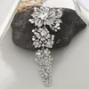 Pimler broşlar weimanjingdian marka kristal rhinestones düğün buketleri için büyük boy broşlar dekoratif mücevher 231124