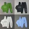 Projektanci męskie dresy mody bluzy z kapturem Corteizs Diabeł Isl Hollow Letter Drukuj NOWOŚĆ MĘŻCZYZNIE Kobiet Losy Hooded Sweter Sweter Casual Pants Set Fashion