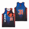 Film Basketball Thundercats Film Jerseys TV High School for Sport Fan University Retro Oddychany oddychany zespół Pullover College Team Blue Shirt Hiphop Summer Good