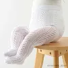 Kids Socks Summer Girls Stockings Hollow Bow Tights For Kids Fishnet Clothing Toddler Pantyhose Spain Style Thin Ballet Baby Bottom Tights R231204