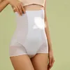 Women's Shapers Womens Tummy Control Panties Body Shaper High Waist BuLifter Short Lace Slimmers Underwear Breathable Shapewear Plus Size