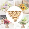 Vazen 10 stks bakken lak diy bloem trompet vaas tabletop trouwfeest middelpunt decor goud 230425