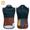 Radsport-Shirts Tops RAUDAX Winter-Thermo-Fleece-Radweste ärmelloses Radtrikot Fahrrad warme Weste Outdoor-Sport MTB warme Fahrradjacke Kleidung 231124