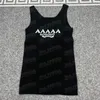 Croped Tanks Top T Shirts Women Letter Knits Tee Sticked Sport Topps Sleeveless Woman Vest Clothes
