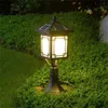 Lampy trawnikowe 86 LIGHT Classical Outdoor Lampa Lampa LED Waterproof Electric Home for Villa Path Garden Dekoracja Q231125