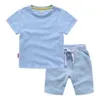 Clothing Sets Custom Printing 100% Cotton Toddler Boy Clothes Shorts Baby Boys'