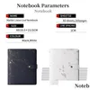 Notepads Wholesale Harder A5 Black Ring Binder Stone Journals Planner Organizer Replaceble Marble Notebooks For Gifts 220713 Drop De Otywc