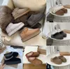 Tazz Pantoufles Australie Femmes Bottes Designer Tasman Neige Hiver Plate-forme en peau de mouton Diapositives de fourrure Classique Ultra Mini Daim Laine Bottines Chaussures de mode