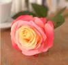 Dekorativa blommor 2023 Artificial Fake Silk Circle Center Rose Flower Bouquet For Home Wedding Decor Table Centerpieces Decoration