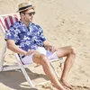 Erkekler Sıradan Gömlek Moda Erkek Hawaii Gömlek Erkek Renkli Baskılı Plaj Aloha Kısa Kollu Plus Boyut 5XL Camisa Hawaiana Hombre 230425