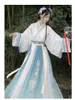 Casual klänningar hanfu klänning kvinnor forntida kinesisk traditionell set kvinnlig sagor cosplay kostym outfit sommar ljus grön