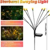 Lawn Lamps Solar LED Light Outdoor Garden Decoration Landscape Lights Firework Firefly Lawn Lamps Country House Terrace Balcony Decor Lamp Q231125