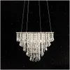 Party Decoration 17 Acrylic Or Crystal Hainging Swing Cake Stand Chandelier Drape Suspended For Home Decor Drop Delivery Garden Festiv Ot3Eg