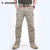 Pantaloni da uomo IX9 97% cotone da uomo pantaloni cargo tattici militari da uomo SWAT pantaloni da combattimento militari casual maschili molte tasche pantaloni di cotone elasticizzato zln231125