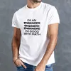 Herr T-shirts Skjorta Kortärmad T-shirt med rund hals sommar Mode Casual Toppar