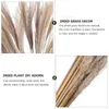 Decorative Flowers 30 Pcs Bohemian Home Decor Vase Dried Bouquet White Wedding Plants Artificial Reed