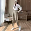 Women's Pants Casual Autumn 2023 Versatile Loose Slimming Drape Cropped Suit Harem