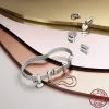 925 accessori dei branelli di fascino misura i monili di fascini della pandora Regalo dei monili Commercio all'ingrosso Charmhub REFLEXION Branello del braccialetto