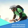 Caschi da moto Cappello di sicurezza per bicicletta Bici per adulti con visiera rimovibile Attrezzatura protettiva per la guida su strada e montagna per la maggior parte degli adulti